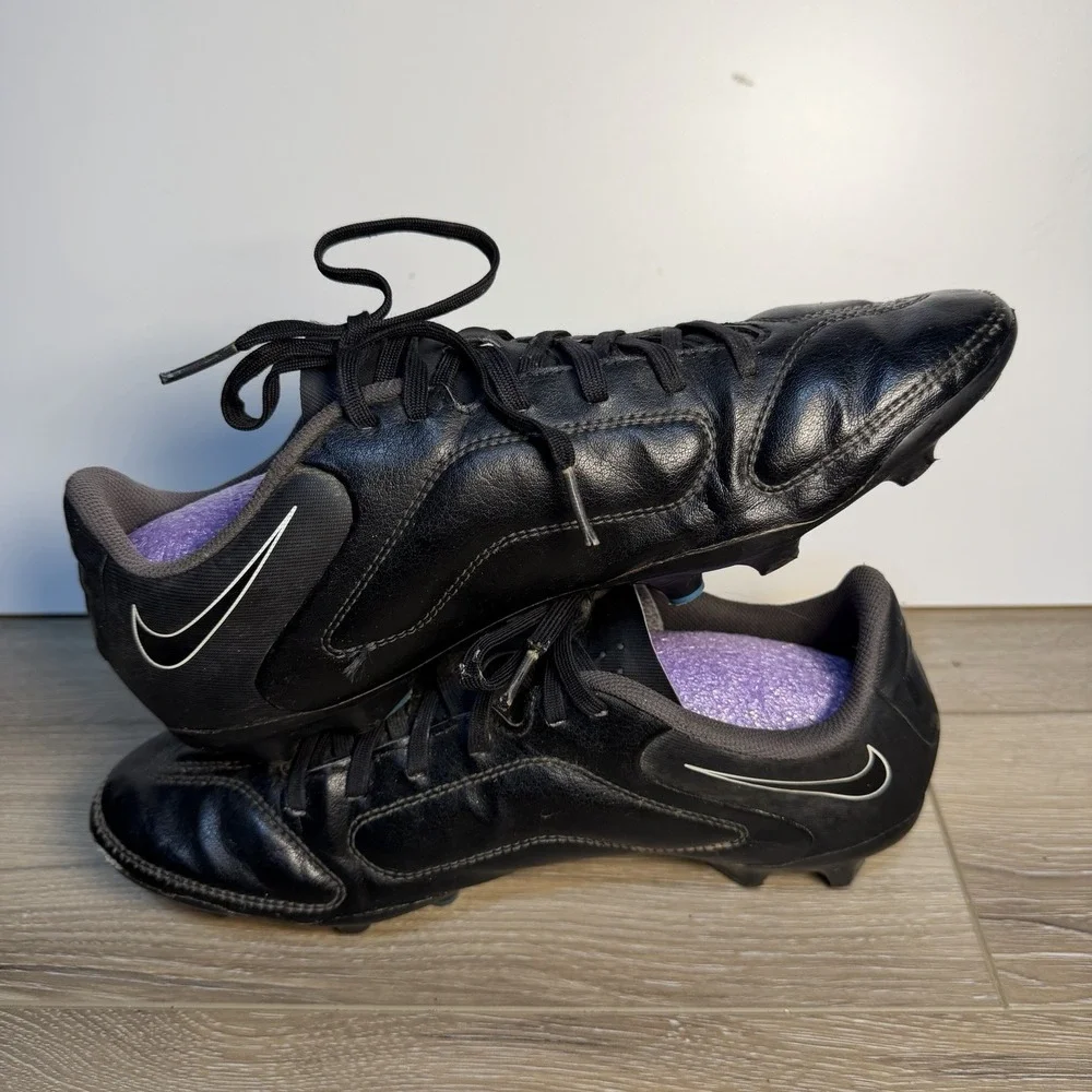 Nike Tiempo Legend 9 Elite FG Shadow Pack Black/Black-Summit White Size 8